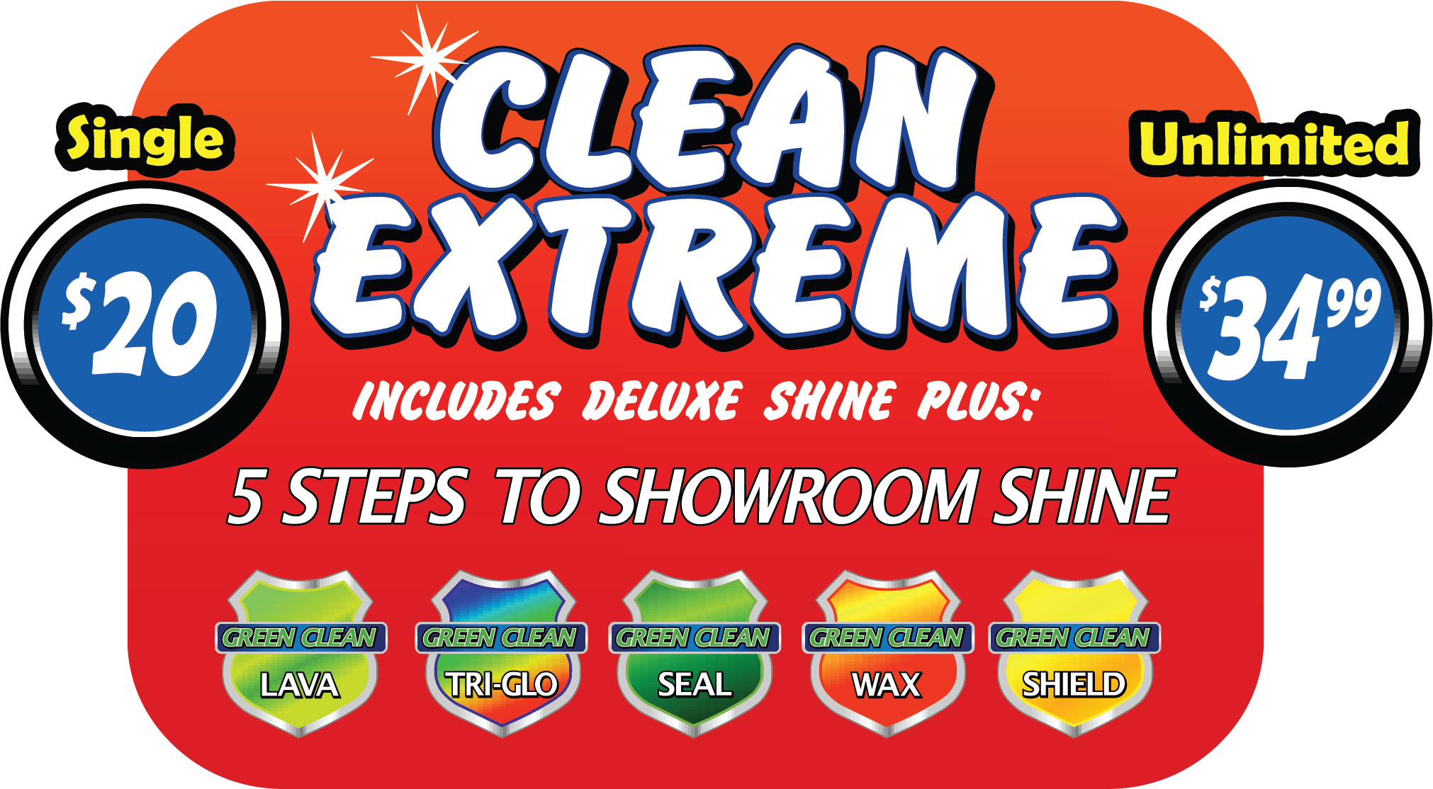 Unlimited Wash Club Green Clean Express Auto Wash