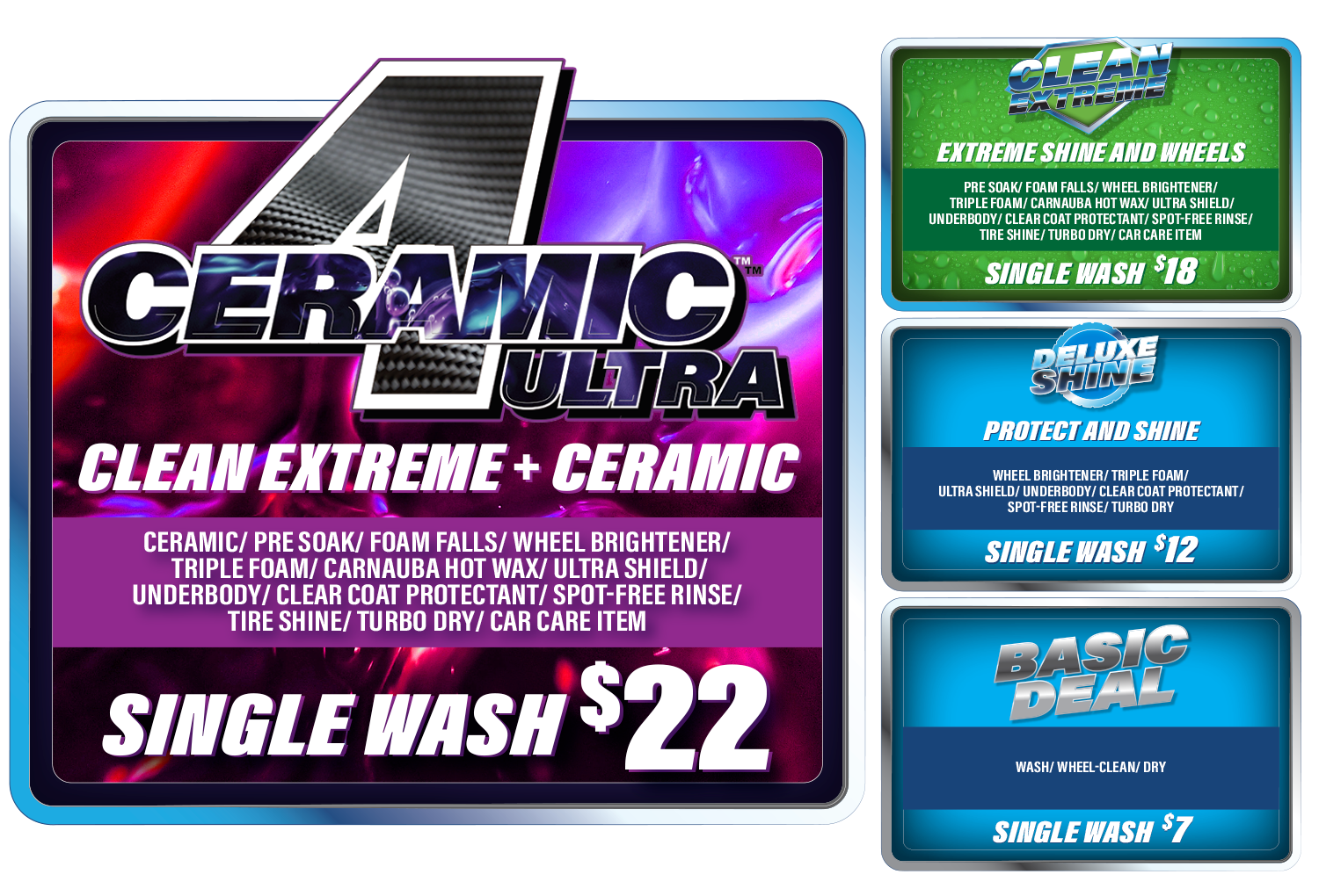 Green Clean Express Auto Wash UNLIMITED WASHES AT ALL LOCATIONS